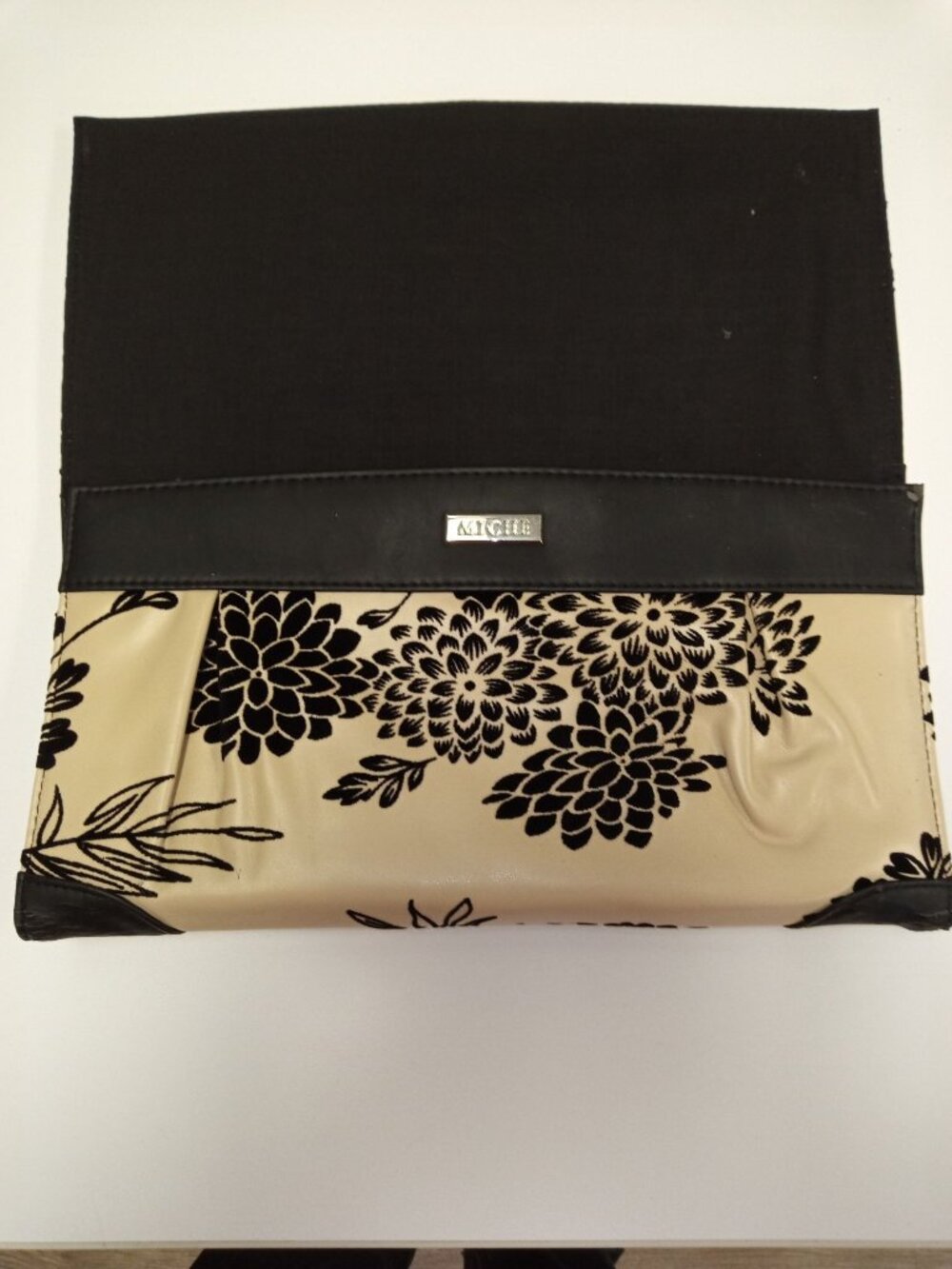 Miche Elizabeth Classic Black + White Handbag Shell for Miche Purse Products